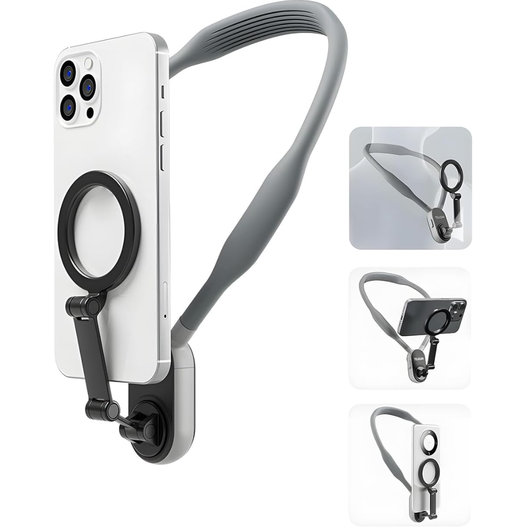 Nimora Grip360 – Soporte Magnético de Cuello para Celular 📱