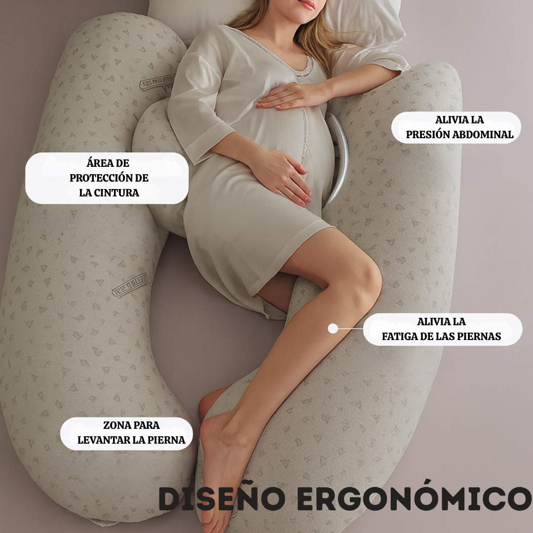 Nimora Maternity Dream – Almohada maternal en forma de U para dormir de lado 🤰💤