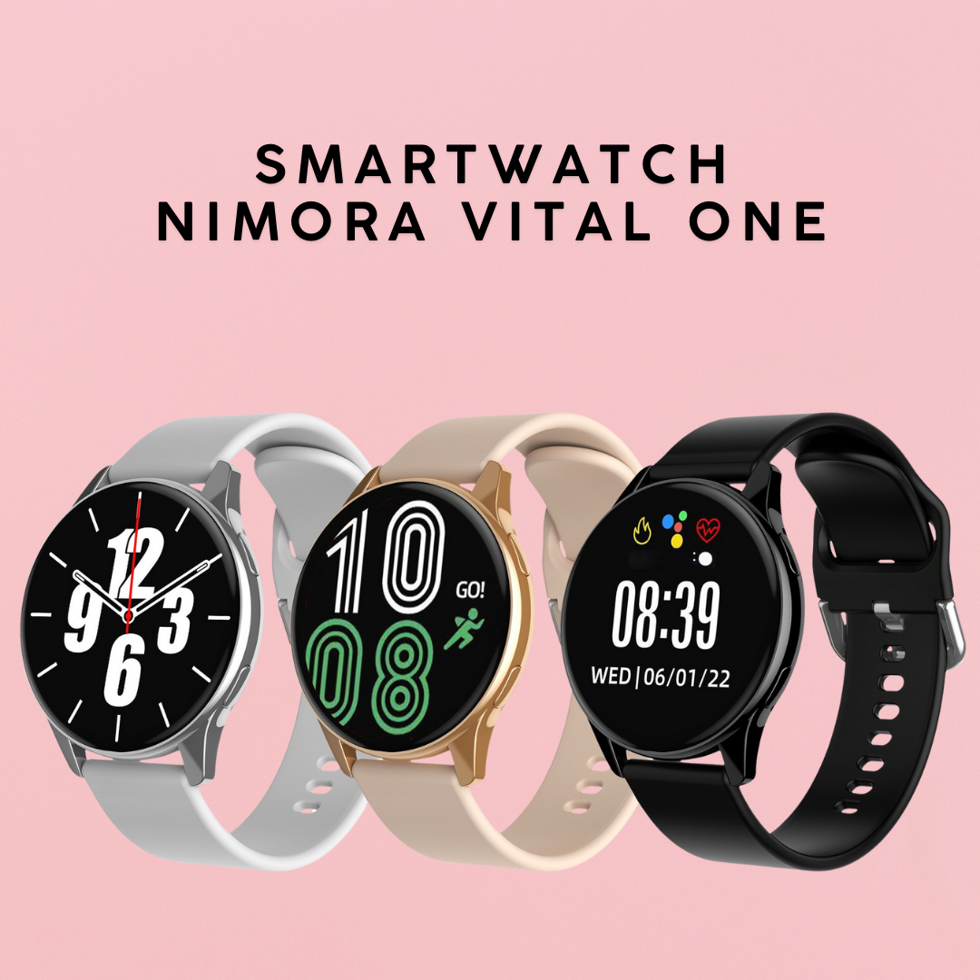 Nimora Vital One – Smartwatch con Monitoreo de Salud y Llamadas Bluetooth ⌚