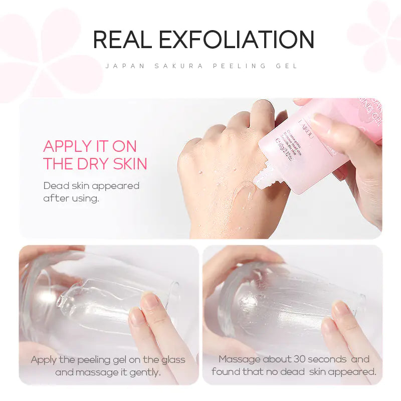 LAIKOU Cherry Blossom Exfoliating Gel Facial Scrub