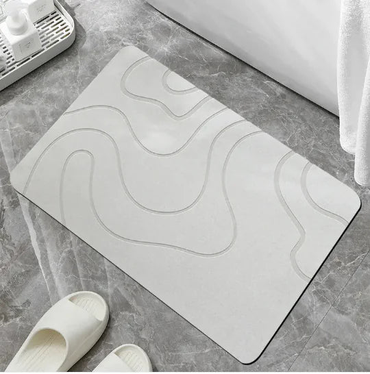 Nimora ZenMat – Alfombra de baño de diatomita, antiderrapante y de secado rápido 🛁
