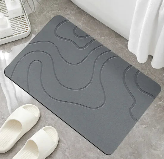 Nimora ZenMat – Alfombra de baño de diatomita, antiderrapante y de secado rápido 🛁