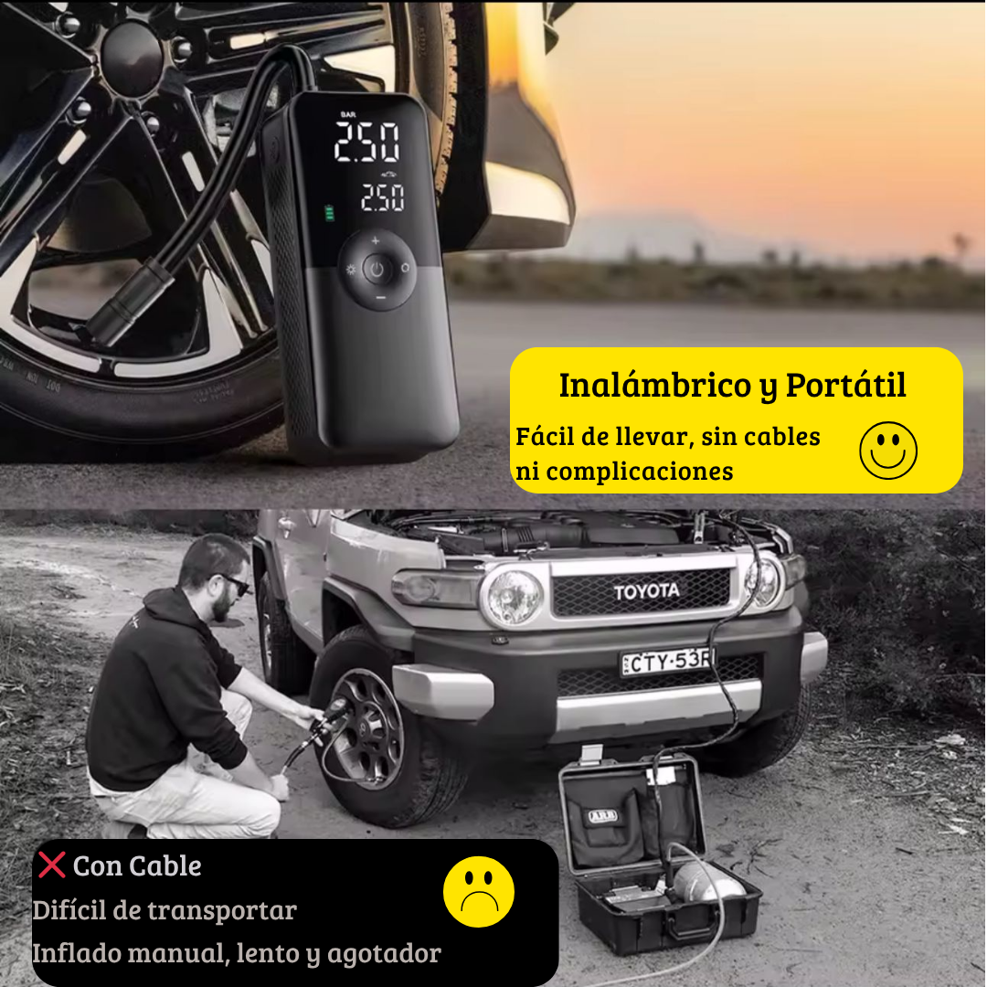 Compresor de aire portátil