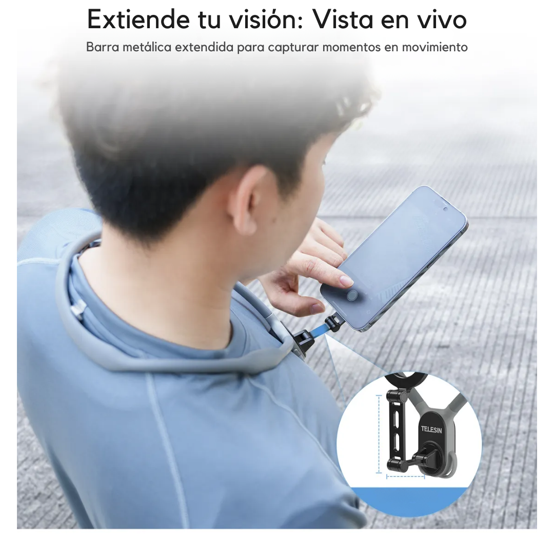 Nimora Grip360 – Soporte Magnético de Cuello para Celular 📱
