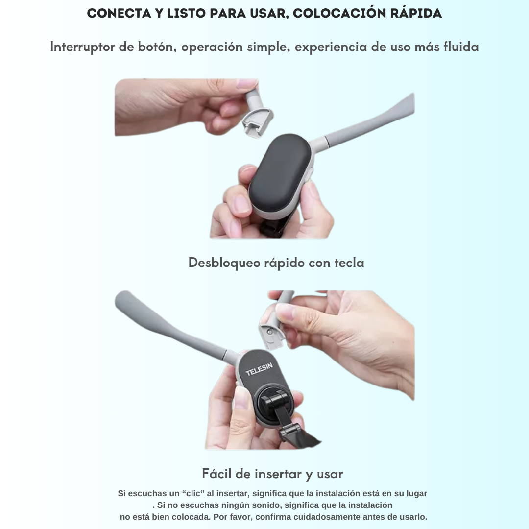 Nimora Grip360 – Soporte Magnético de Cuello para Celular 📱