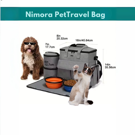 Nimora PetJourney – Bolso de viaje para mascotas 🐾✈️