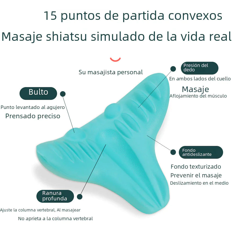 Almohada de Tracción y Masaje Cervical