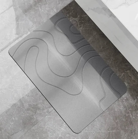 Nimora ZenMat – Alfombra de baño de diatomita, antiderrapante y de secado rápido 🛁
