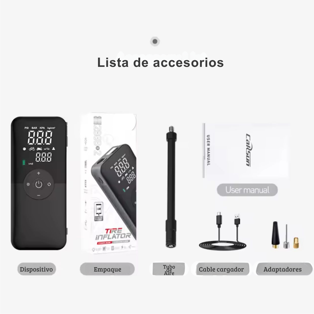 Compresor de aire portátil