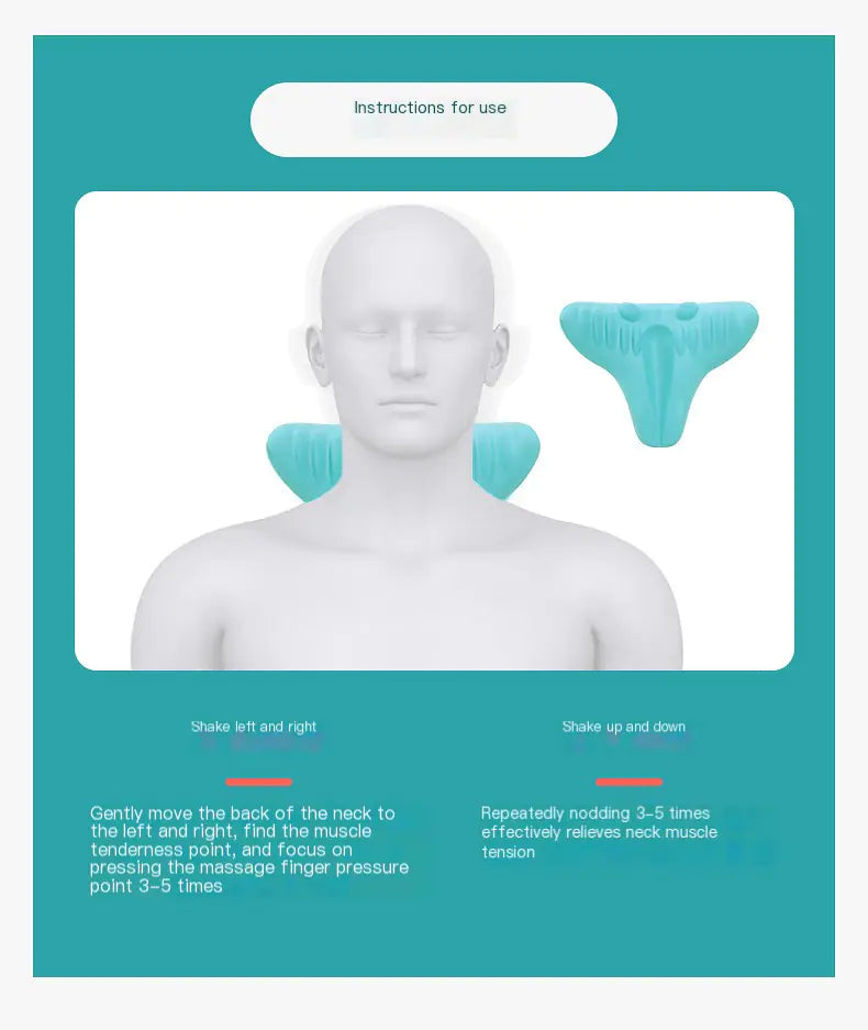 Almohada de Tracción y Masaje Cervical