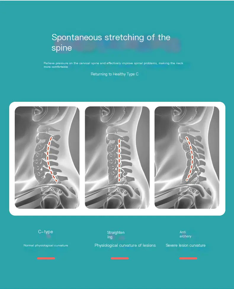 Almohada de Tracción y Masaje Cervical
