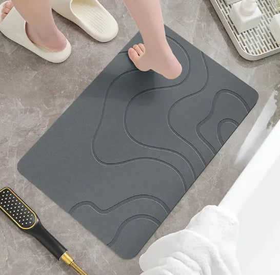 Nimora ZenMat – Alfombra de baño de diatomita, antiderrapante y de secado rápido 🛁
