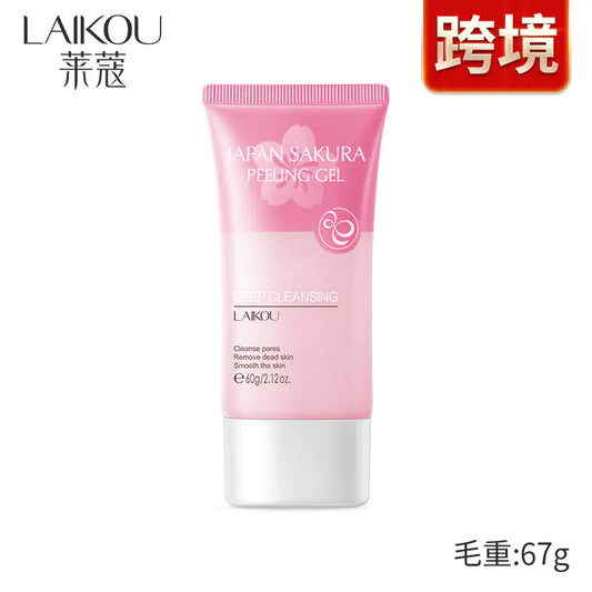 LAIKOU Cherry Blossom Exfoliating Gel Facial Scrub
