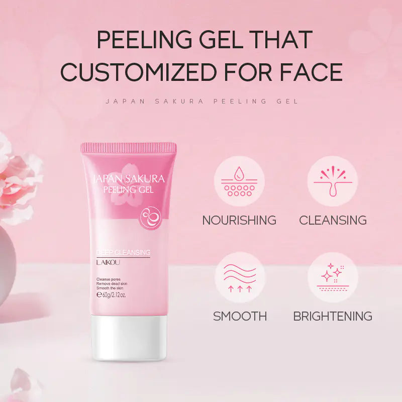 LAIKOU Cherry Blossom Exfoliating Gel Facial Scrub