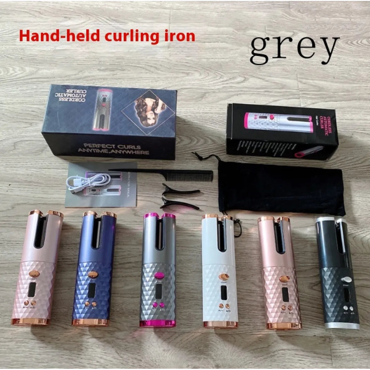 Portable Automatic Wireless Hair Curler