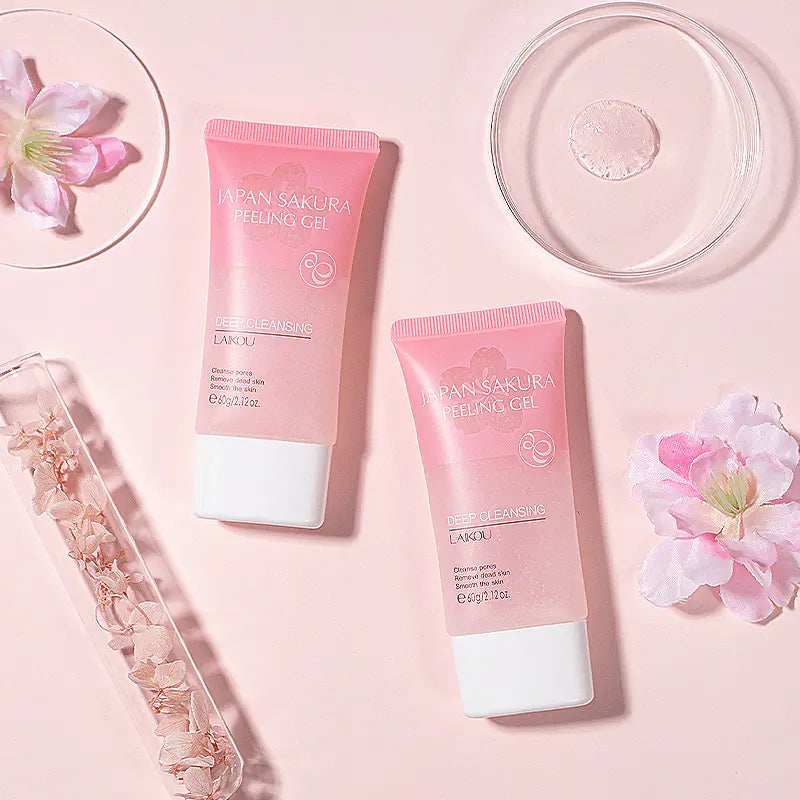 LAIKOU Cherry Blossom Exfoliating Gel Facial Scrub