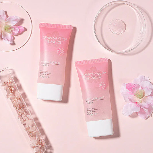 LAIKOU Cherry Blossom Exfoliating Gel Facial Scrub